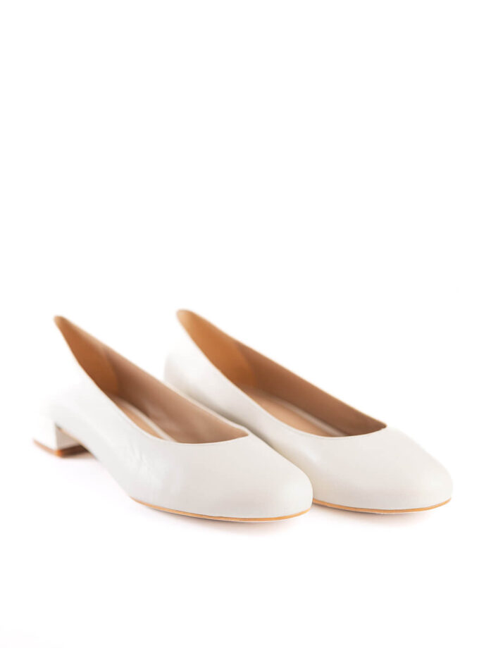 Bailarinas Blancas de piel hechas para mujer - Elegancia y Comodidad | Ysbel