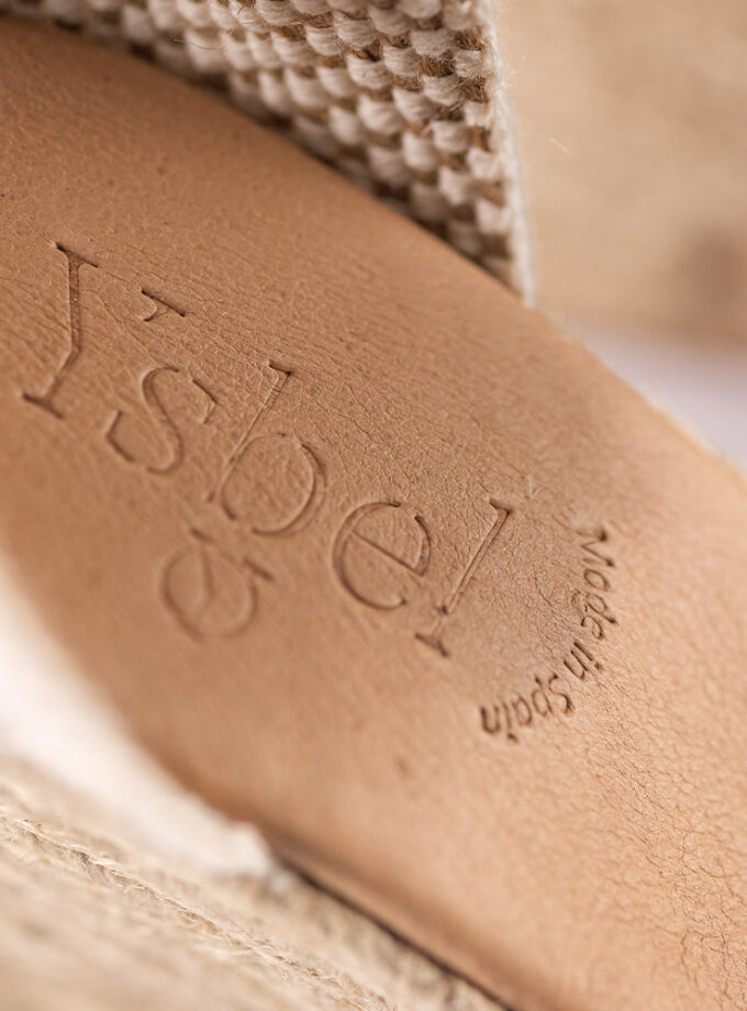 <b>Alpargatas de cuña Isabel</br></b> Azure