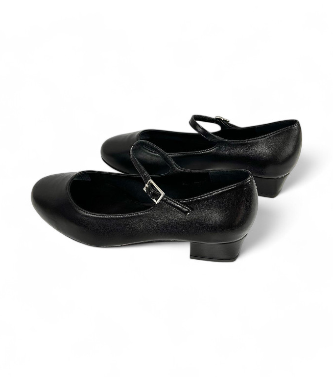 Merceditas Negras de Piel para Mujer – Elegancia y Comodidad | Ysbel