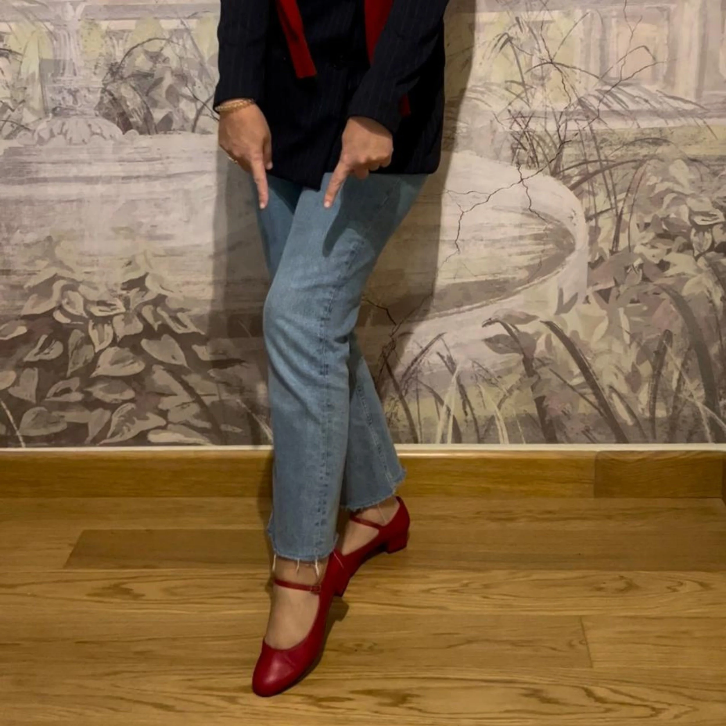 Merceditas Rojas de Piel para Mujer – Elegancia y Comodidad | Ysbel - Imagen 2