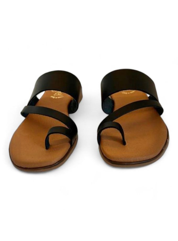 Sandalias planas Sevilla negro - Ysbel