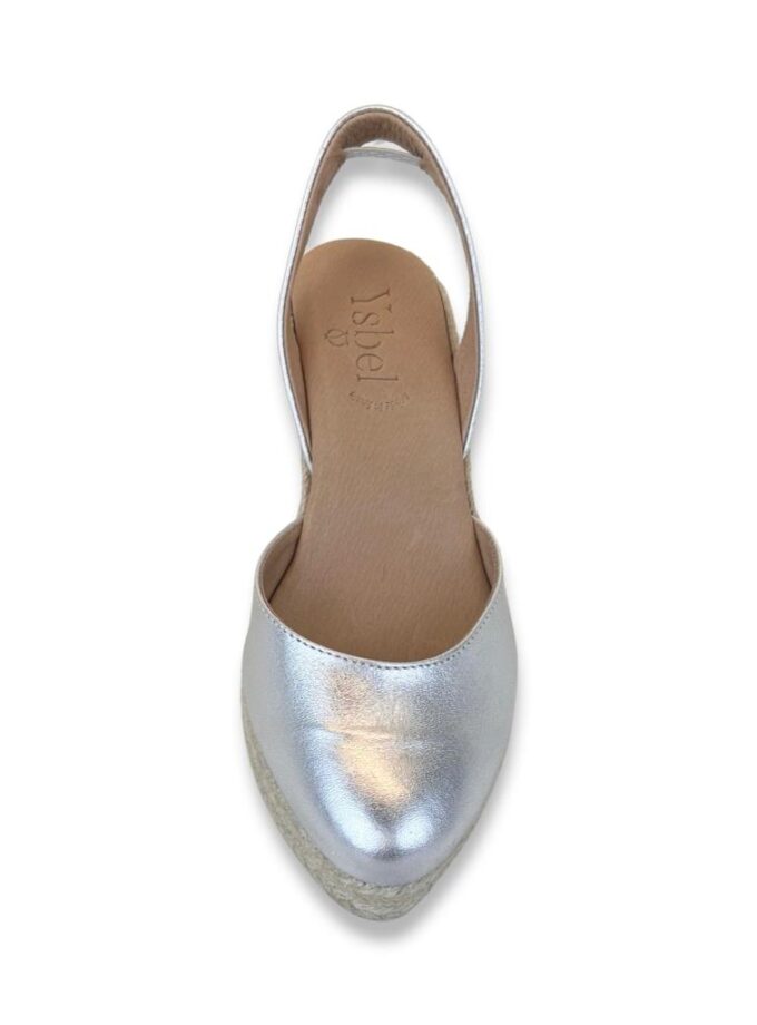 <b>Alpargatas de cuña Marilyn</b></br> Plata