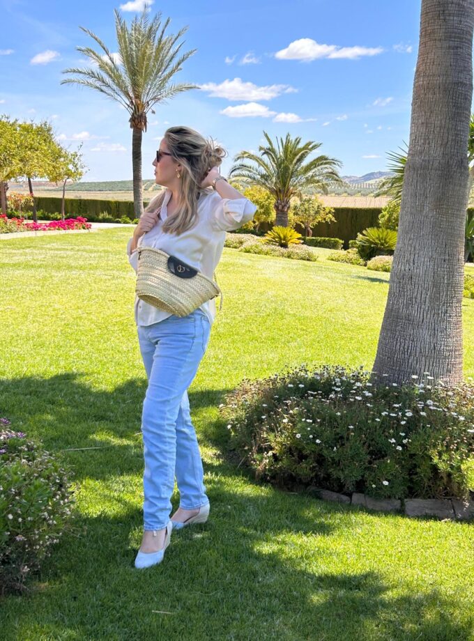 <b>Alpargatas de cuña Isabel</br></b> Azure